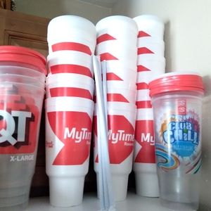 Cups and cans.